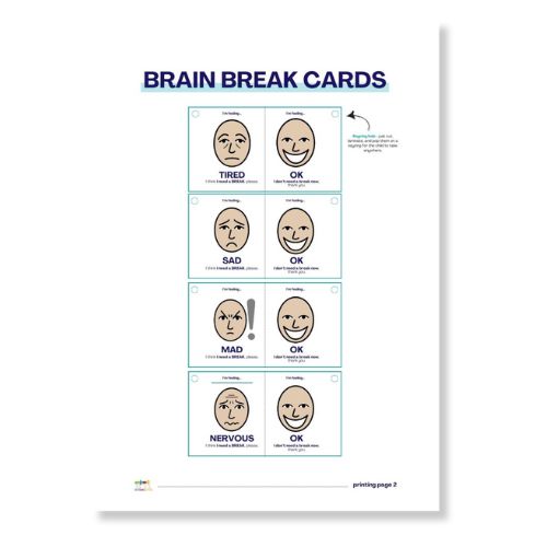 brain break cards 2