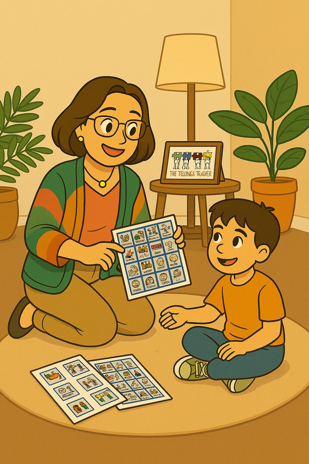 child therapy The Feelings Teacher - vertical