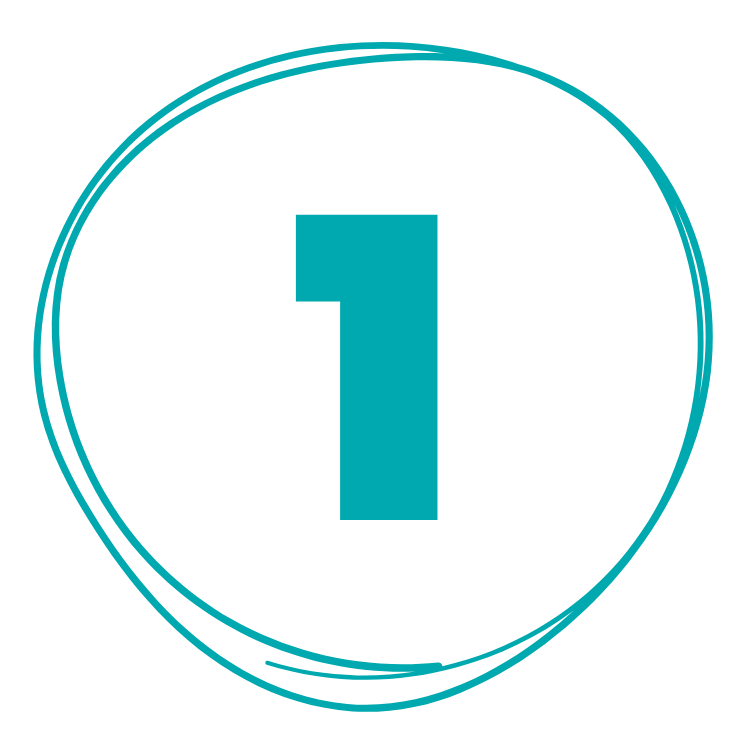 número 1 - azul - the feelings teacher