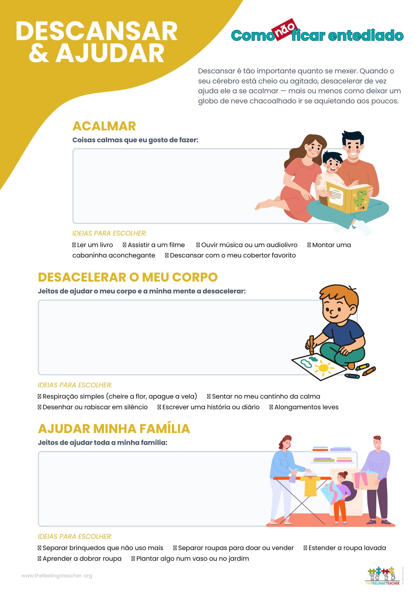 Printable board | Como não ficar entediado (português) - Image 4