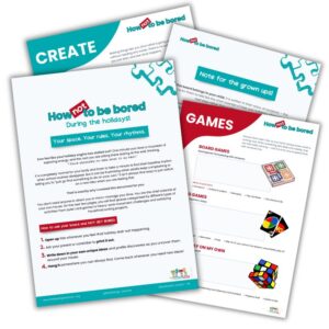 product cover How not to be bored - printable board - the feelings teacher