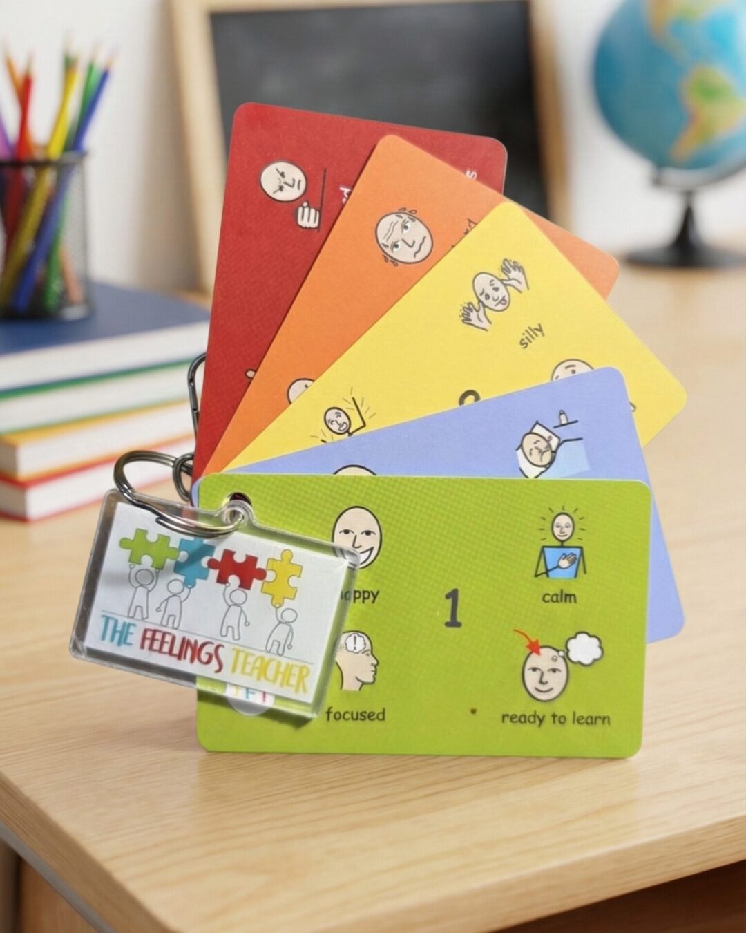 keyring front - The Feelings Teacher